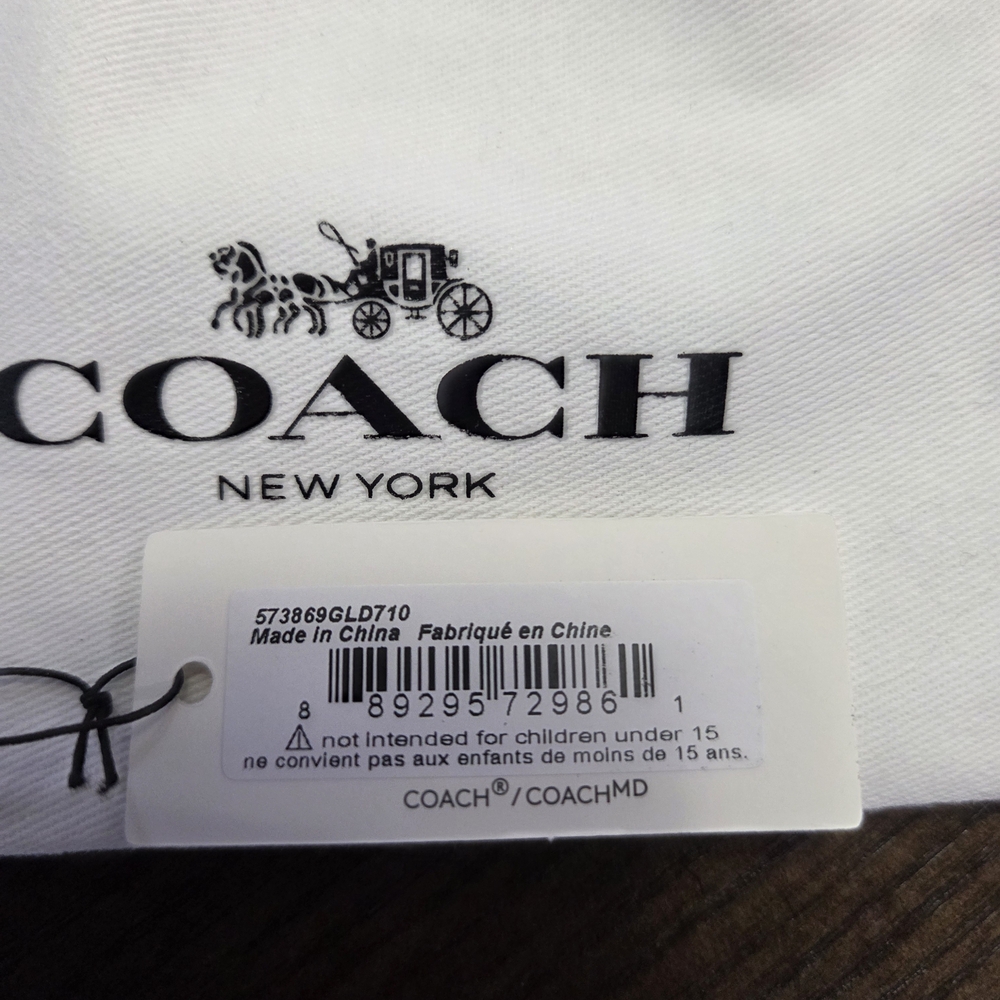 Coach Gold Charm Bracelet New With Dusty - Picture 4 of 7
